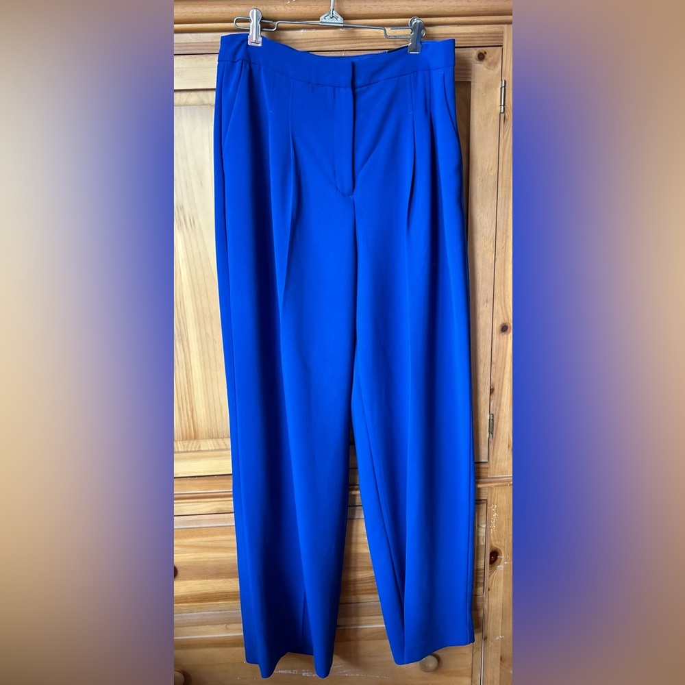 NWT Express High Waisted Trousers Royal Blue